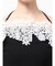 レースオフショルニットトップス