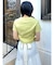 【UV】ラインストーンモチーフコンパクトTシャツ