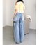 ハイウエスト2wayワイドデニムパンツ