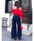 ハイウエスト2wayワイドデニムパンツ