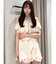 シフォンギャザーフレアミニスカート