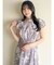 フレアスリーブドレス