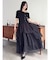 アシメティアードチュールスカート