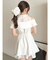 シャツレイヤードカットワンピース