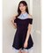 シャツレイヤードカットワンピース