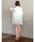 【WEB限定】ボリュームティアードミニワンピース