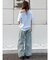 ワンショルフリルリボンビッグTシャツ