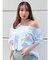 ワンショルフリルリボンビッグTシャツ