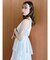 アシメフリルリボンシフォンワンピース