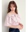 【WEB限定】ラインリボンシャーリングブラウス