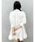 イレヘムティアードシャツミニワンピース
