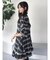 イレヘムティアードシャツミニワンピース