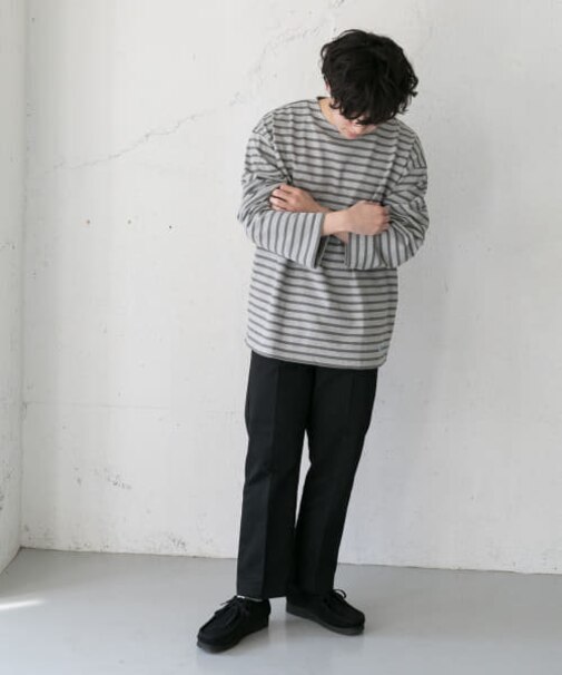 【WEB限定】ORCIVAL　COTTON LOURD ビッグバスクシャツ