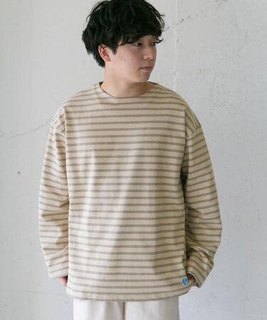 【WEB限定】ORCIVAL　COTTON LOURD ビッグバスクシャツ