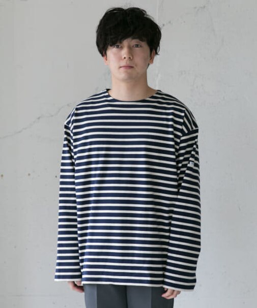 【WEB限定】ORCIVAL　COTTON LOURD ビッグバスクシャツ