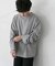 【WEB限定】ORCIVAL　COTTON LOURD ビッグバスクシャツ