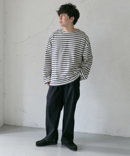 【WEB限定】ORCIVAL　COTTON LOURD ビッグバスクシャツ