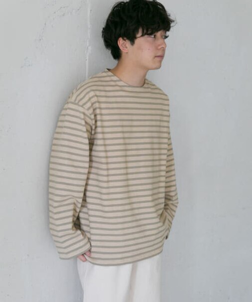 【WEB限定】ORCIVAL　COTTON LOURD ビッグバスクシャツ