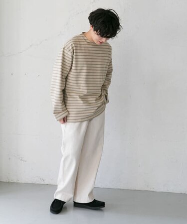 【WEB限定】ORCIVAL　COTTON LOURD ビッグバスクシャツ