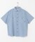 POLeR　EMB CHAMBRAY SHORT-SLEEVE SHIRTS