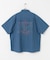 POLeR　EMB CHAMBRAY SHORT-SLEEVE SHIRTS