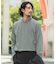 『抗菌/防臭』LIFE STYLE TAILOR　シルケットポンチストレッチ長袖Tシャツ