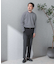 『抗菌/防臭』LIFE STYLE TAILOR　シルケットポンチストレッチ長袖Tシャツ