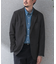 『洗濯可/防シワ』LIFE STYLE TAILOR　TRABESTグレンチェックジャケット