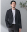 『洗濯可/防シワ』LIFE STYLE TAILOR　TRABESTグレンチェックジャケット