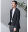 『洗濯可/防シワ』LIFE STYLE TAILOR　TRABESTグレンチェックジャケット