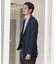 『洗濯可/防シワ』LIFE STYLE TAILOR　TRABESTグレンチェックジャケット