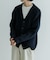 new basic COTTON CASHMERE WIDE RIB CARDIGAN