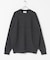 new basic COTTON CASHMERE 片畦 CREW NECK