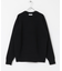 new basic COTTON CASHMERE 片畦 CREW NECK