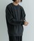 new basic COTTON CASHMERE 片畦 CREW NECK