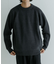 new basic COTTON CASHMERE 片畦 CREW NECK