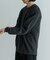 new basic COTTON CASHMERE 片畦 CREW NECK