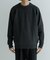 new basic COTTON CASHMERE 片畦 CREW NECK