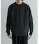 new basic COTTON CASHMERE 片畦 CREW NECK