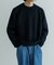 new basic COTTON CASHMERE 片畦 CREW NECK