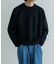 new basic COTTON CASHMERE 片畦 CREW NECK