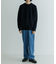 new basic COTTON CASHMERE 片畦 CREW NECK