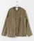 DANTON　FLEECE COLLARLESS JACKET