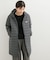 DANTON　MIDDLE DOWN HOODED COAT