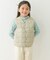 TAION　V-NECK BUTTON DOWN VEST(KIDS)