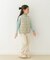 TAION　V-NECK BUTTON DOWN VEST(KIDS)