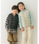 TAION　V-NECK BUTTON DOWN VEST(KIDS)