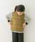 TAION　V-NECK BUTTON DOWN VEST(KIDS)