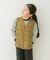 TAION　V-NECK BUTTON DOWN VEST(KIDS)