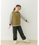 TAION　V-NECK BUTTON DOWN VEST(KIDS)